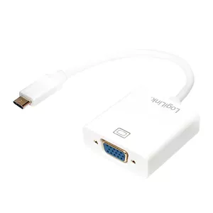 USB-C to VGA graphics adapter LOGILINK UA0237, 1920×1080, White