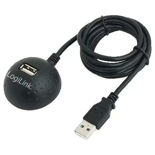 LogiLink CU0013B USB kabelis Melns USB