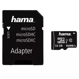 Flash memory Hama 32GB UHS-I Class 10 microSDHC