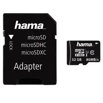 Atmiņas karte Hama microSDHC 32GB UHS-I
