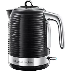 Russell Hobbs Inspire elektriskās tējkanna 1,7 L 2400 W Melns, Sudrabs