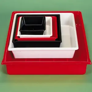 Darkroom Film Processing Tray KAISER Lab Trays 24x30, plastic, 315×375×70 mm, red