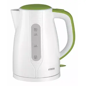 Electric kettle NOVEEN 1302 — compact household water kettle, 1.2–1.7 L range (model 1302 green)