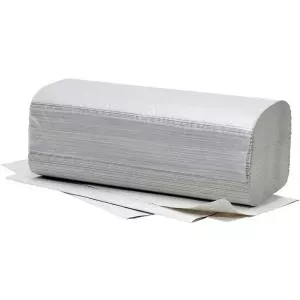 Fripa Handtuchpapier Plus, V-Falz, 1-lagig, naturell aus 100% Altpapier, V-Falzung, Blattgröße: 250 x 230 mm (4011103)