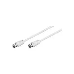 Coaxial Cable Tecline 0.5m IEC_169-2 M - IEC_169-2 F