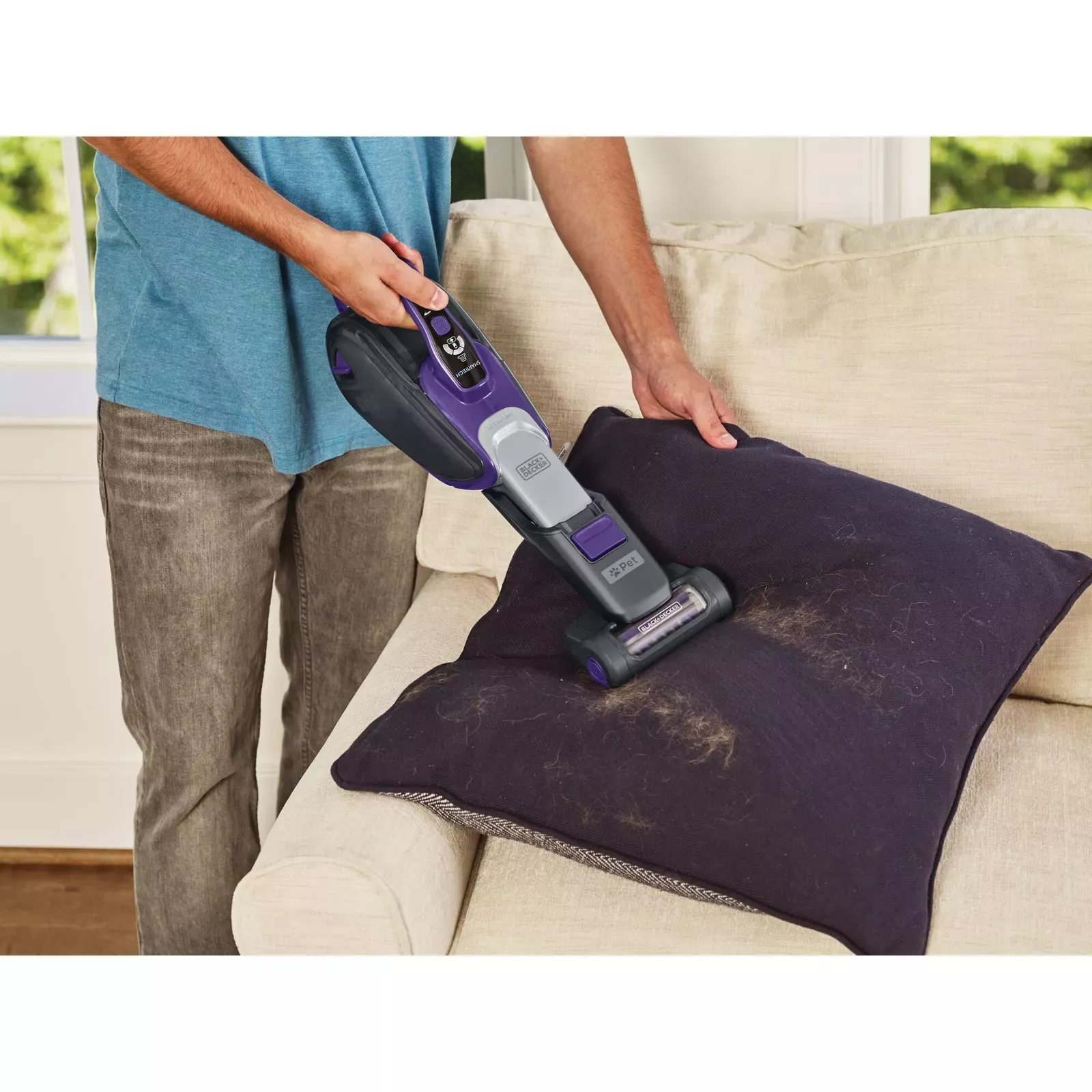 Black Decker DVJ325BFSP QW handheld vacuum DVJ325BFSP QW AiO.lv