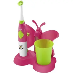 Children's rotating electric toothbrush ETA Eta 8590393258833, battery AAA, 1 handle, 1 brush head, pink, 145×80×215 mm