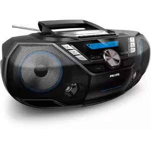 Philips AZB798T/12 портативная стереосистема Аналоговый и цифровой 12 W DAB, DAB+, FM Черный MP3-воспроизведение