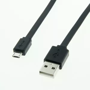 Secomp USB 2.0 A - Micro B, M/M, 1m USB kabelis USB A Micro-USB B Melns