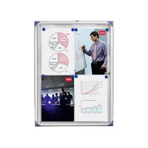 Glazed Case Magnetic Nobo Extra Flat 2XA4