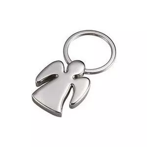 Keychain WEDO CELIA — metal zinc alloy, chrome plated