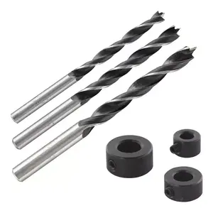 Twist drill bit set Wolfcraft 2730000 — 3 pcs Ø6/8/10 mm for wood and wood-based panels