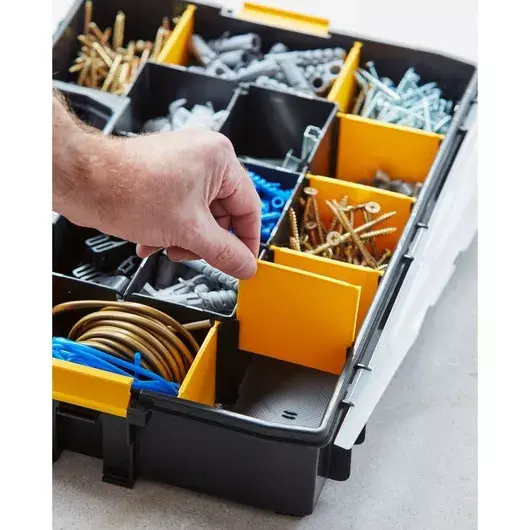 Small parts box Stanley CUBIX Sort Master Organizer Photo 12