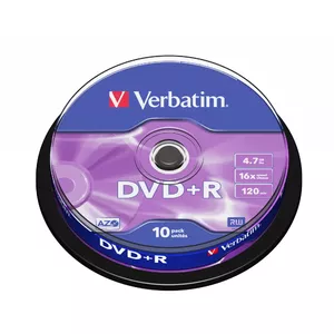 Verbatim DVD+R Matt Silver 4,7 GB 10 шт