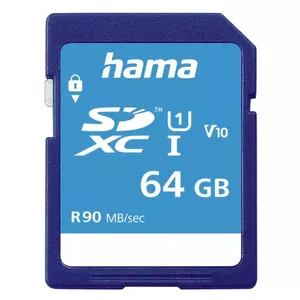 Zibatmiņa Hama 64GB SDXC UHS-I Class 10 00124136