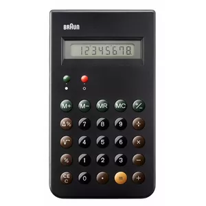 Braun BNE001BK calculator Pocket Basic Black