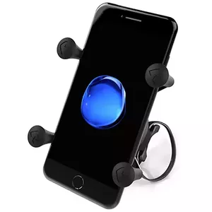 Phone mount RAM Mounts X-Grip with EZ-On/Off bicycle base – passive holder, black