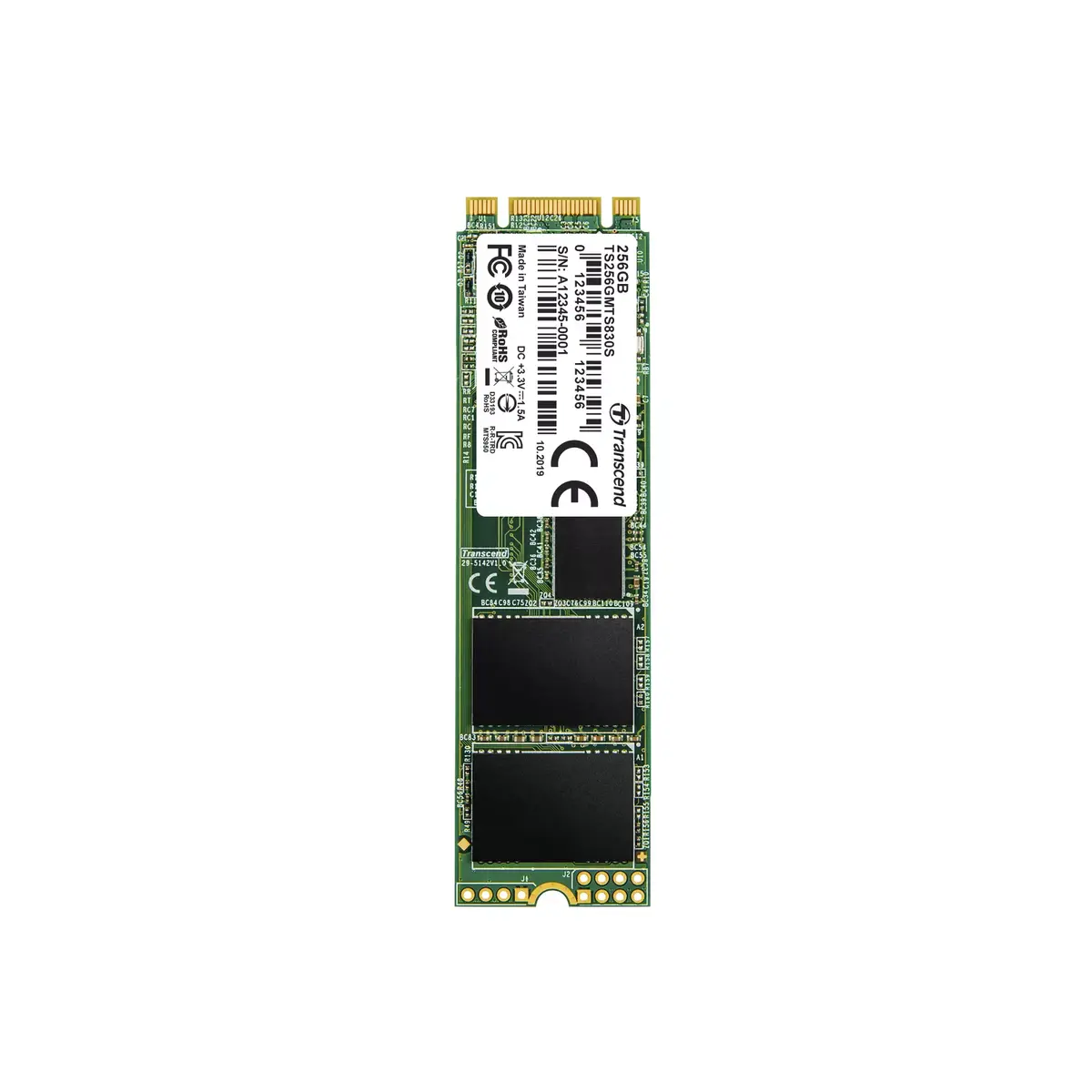 SSD diskdziņš Transcend 256GB TS256GMTS830S Photo 2