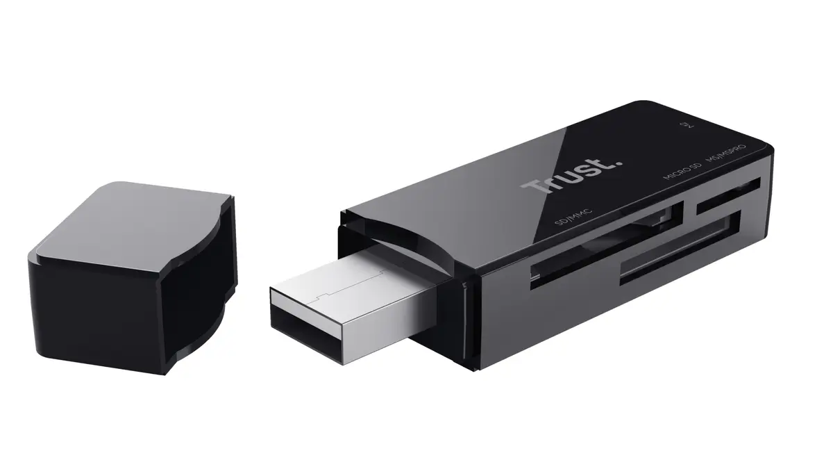 Кардридер Trust NANGA USB 3.2 Gen 1 Черный Photo 8