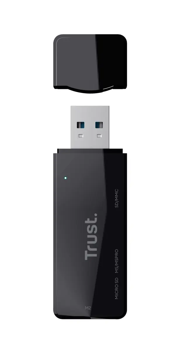 Кардридер Trust NANGA USB 3.2 Gen 1 Черный Photo 9