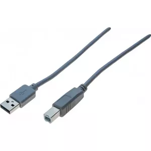 USB Cable Hypertec 532513-HY USB 2.0 3m USB A USB B Grey