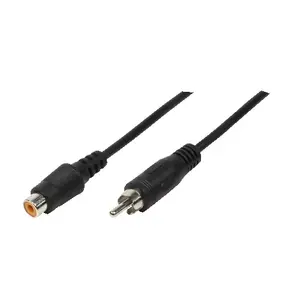 Audio cable RCA - RCA LogiLink CA1032 5m Black