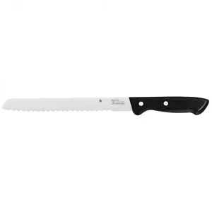 Bread knife WMF Classic Line — domestic kitchen knife, steel serrated blade