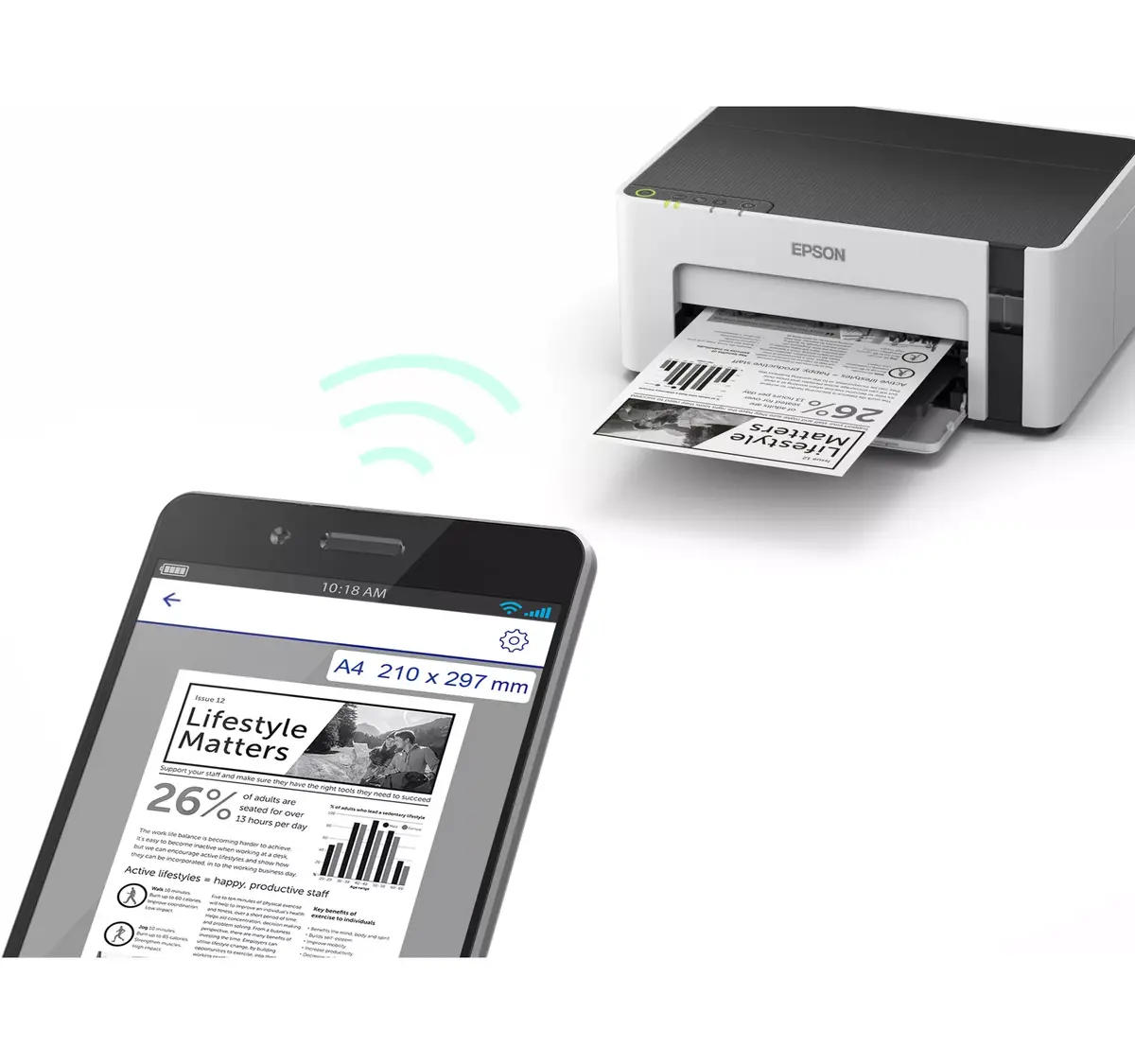 Epson EcoTank ET-M1120 inkjet printer Photo 7