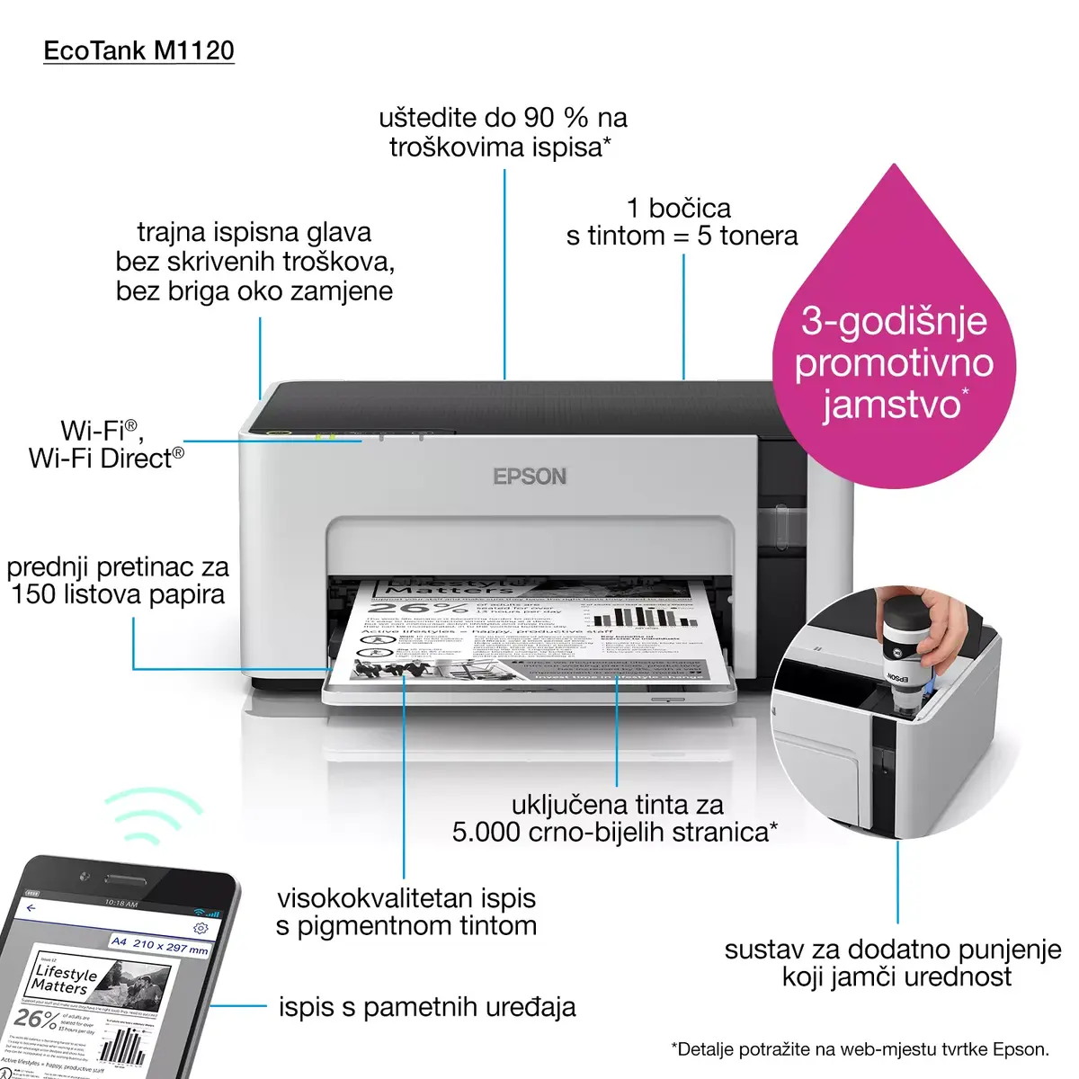 Epson EcoTank ET-M1120 inkjet printer Photo 14