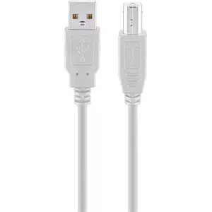 Goobay 68712 USB кабель 1,8 m USB 2.0 USB A USB B Серый