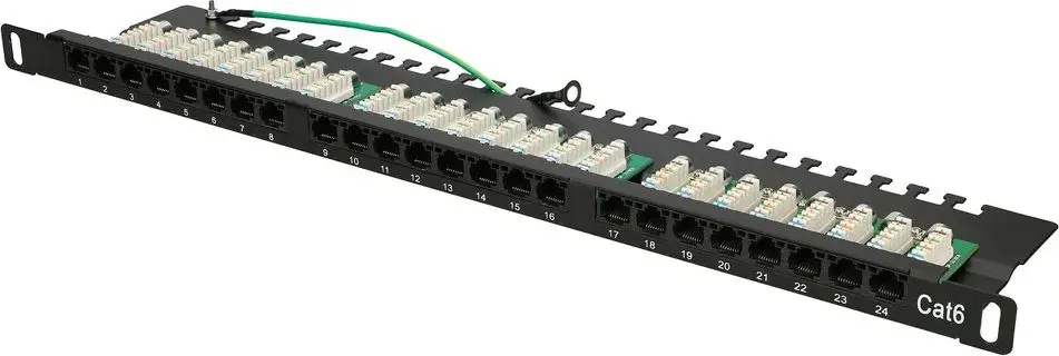 Patch Panel Extralink CAT6 UTP 0.5U 24 Port Photo 6