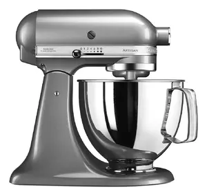 Virtuves kombains KitchenAid 5KSM125ECU Sudraba 300 W Nerūsējošā tērauda bļoda 4.7 L 10 ātrumi Planetārā rotācija