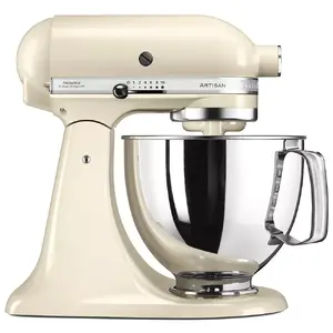 Stand mixer KITCHENAID 5KSM125EAC — 300 W, 4.8 L bowl, 10 speeds, cream