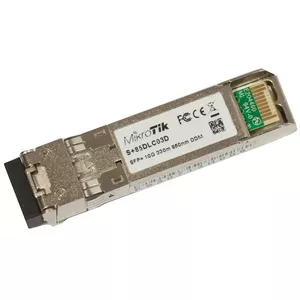 Mikrotik S+85DLC03D tīkla raiduztvērēja modulis Optiskā škiedra 10000 Mbit/s SFP+ 850 nm