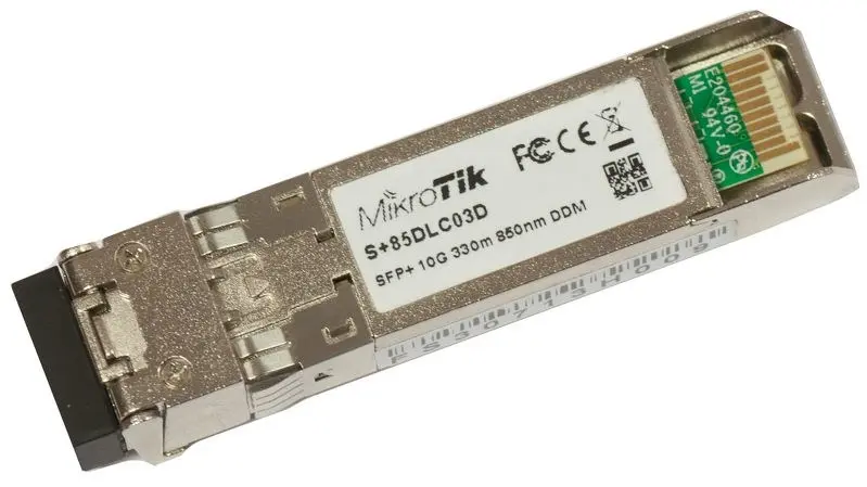 Optiskā pārraides modulis MikroTik S+85DLC03D SFP+
