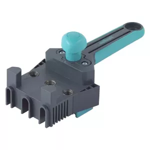 Монтажный инструмент Wolfcraft Dowelmaster для шкантов 6/8/10 мм, толщина плит 1,2–30 мм, пластик/сталь, черный