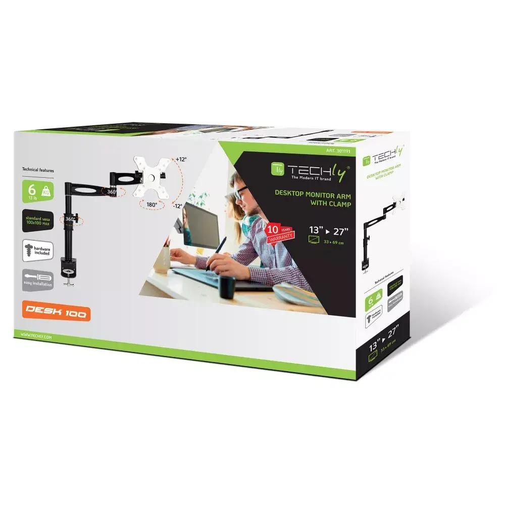 Desk Stand Techly ICA-LCD 502BK Photo 2
