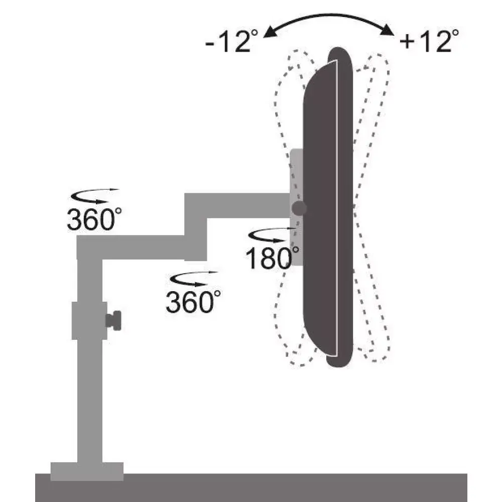 Desk Stand Techly ICA-LCD 502BK Photo 4