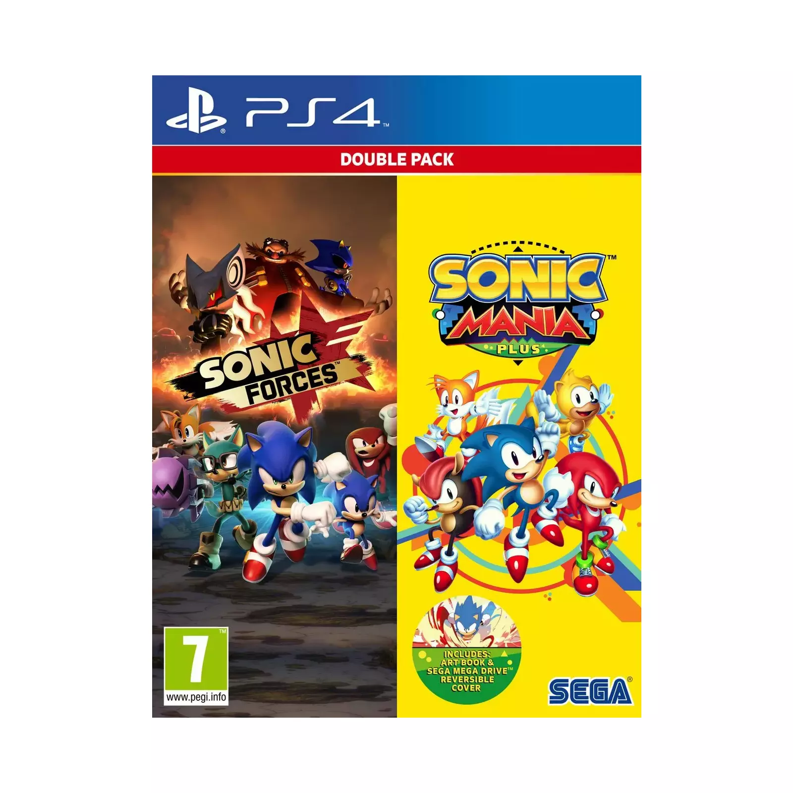 Jogo PS4 Sonic Mania Plus & Sonic Forces Double Pack