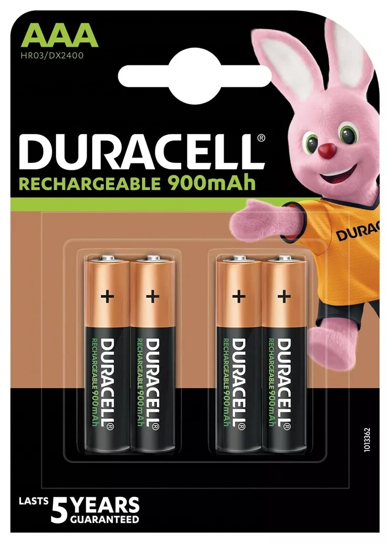 Uzlādējamas AAA baterijas Duracell Turbo 900mAh