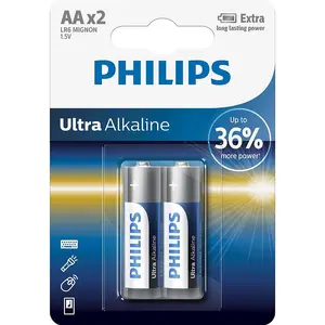 Single-use battery Philips Ultra Alkaline Battery LR6E2B/10