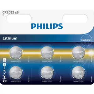 Кнопочная батарея Philips Minicells CR2032P6/01B
