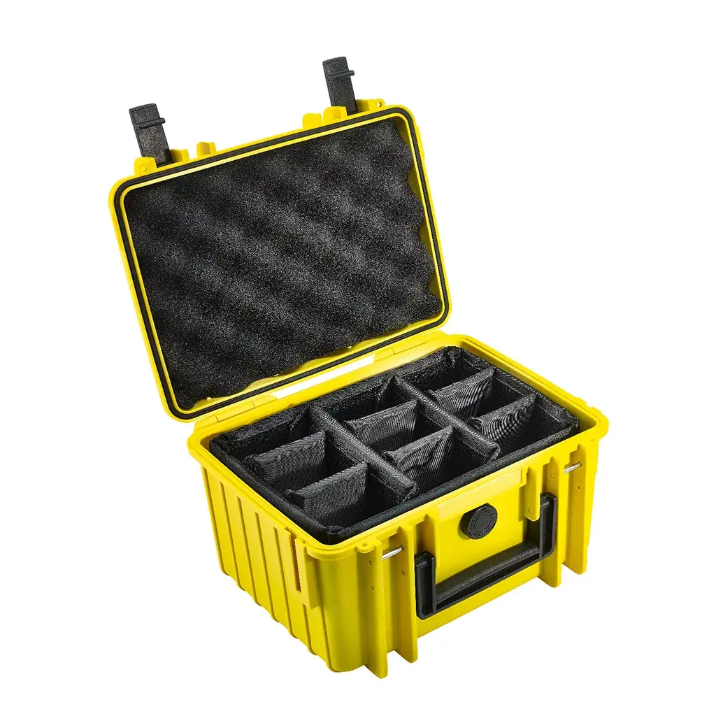 B&W Cases type 2000 Yellow Polypropylene Photo 2