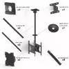 Griestu stiprinājums Multibrackets M Public Medium Back to Back Black 3000 Photo 5