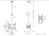 Ceiling Mount Multibrackets M Public Medium Back to Back Black 3000 Photo 9
