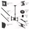 Griestu stiprinājums Multibrackets M Public Large Single Black 3000 Photo 6