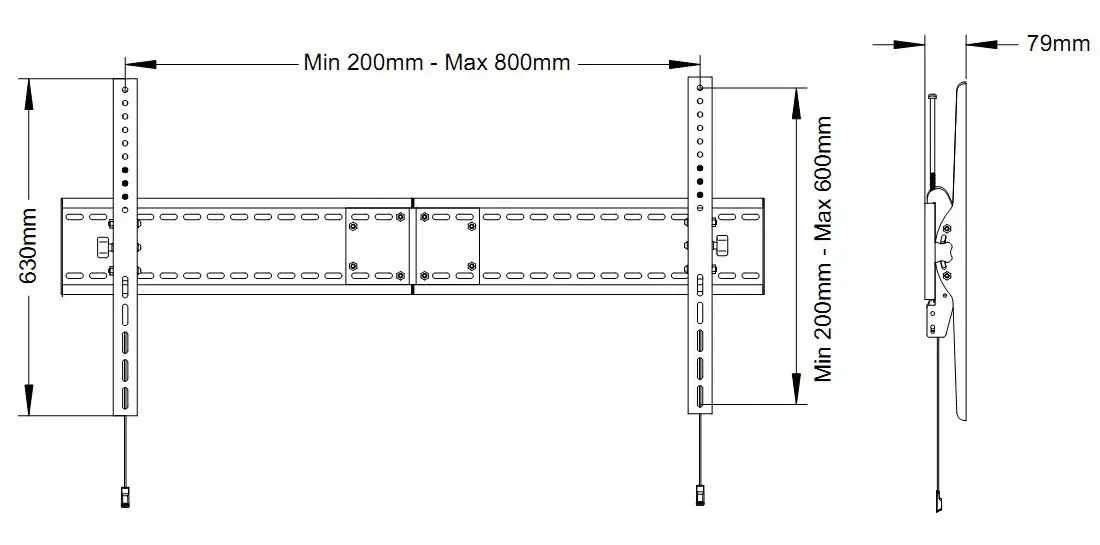 Tilt Wallmount Multibrackets M Universal SD MAX 800x600 Photo 12