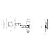 Montāžas roka Multibrackets M VESA Flexarm Tilt & Turn III Small Photo 2