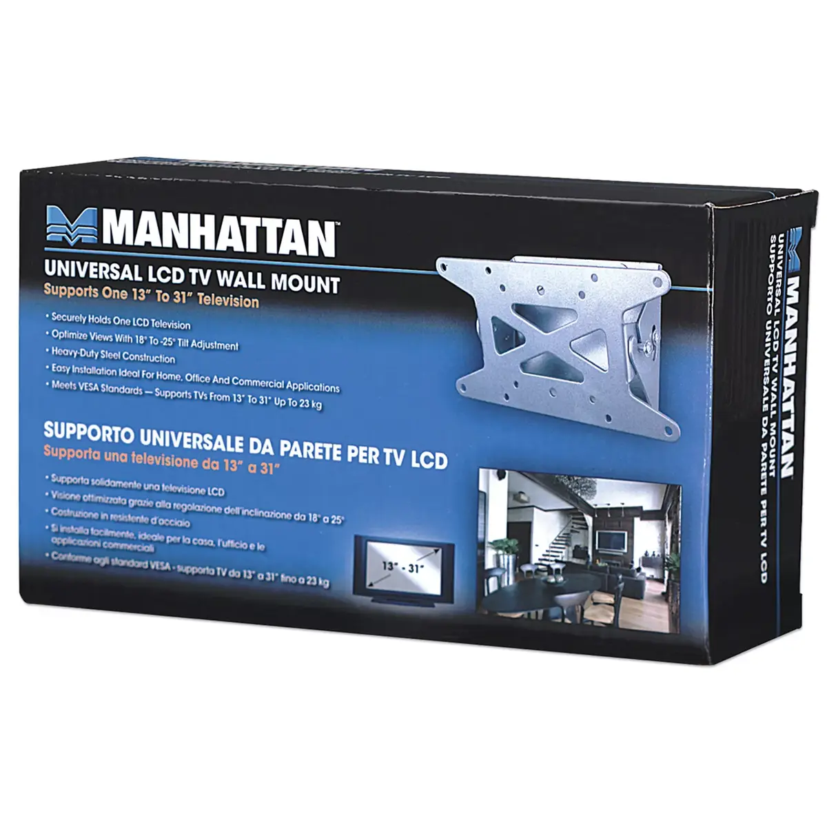 MANHATTAN 423717 Wall Tilt Mount for 17–32" Photo 2