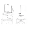 Подставка для стола Multibrackets M VESA Tablestand Turn Black Medium MAX 400x400 Photo 20